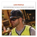 Head & Face Protection | Ergodyne 12487 Chill-Its 6615 One Size Fits Most High-Performance Bandana Doo Rag with Terry Cloth Sweatband - Black image number 3