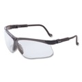 Eye Protection | Honeywell Uvex S3200 Genesis Wraparound Safety Glasses - Black Plastic Frame/Clear Lens image number 1