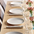 Dinner Napkins | Tork 716002 1-Ply 15 in. x 16 in. LinStyle Dinner Napkin - White (1000/Carton) image number 6