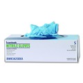 Janitorial Disposable & Single Use Gloves | Boardwalk 382SBXA 5 mil. Disposable Examination Nitrile Gloves - Small, Blue (100/Box) image number 1