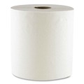 Perforated Roll & Hand Towels | Boardwalk 6700W 8 in. x 700 ft. 1 Ply Hard Wound Towel - White (6/Carton) image number 1