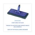 Scouring Pads & Sticks | Boardwalk 528170 4 in. x 9 in. Plastic Swivel Pad Holder - Blue (12/Carton) image number 4