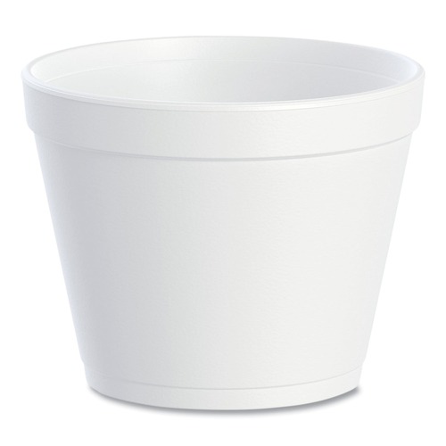 Food Containers & Lids | Dart 24MJ48 24 oz. Foam Containers - White (500/Carton) image number 0