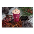 Cups | SOLO 316SI-0041 16 oz. Paper Hot Drink Cups in Bistro Design - Maroon (1000/Carton) image number 3