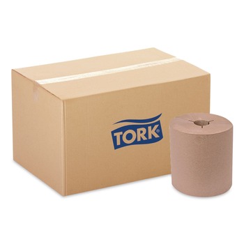 Tork 8031500 8 in. x 630 ft. Universal Notched Hand Towel Roll - Natural (6 Rolls/Carton)