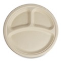 Plates | World Centric PLSCU10TLFS 10 in. Diameter Paper Fiber Plates - Natural (700/Carton) image number 0