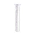 Cups | Dart 44AJ32 44 oz. J Cup Insulated Foam Pedestal Cups - White (300/Carton) image number 2