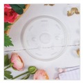 Cup Lids | Dart 32SL1 Plastic Lids for Foam Cups and Containers Fits 32 oz./44 oz./60 oz. Hot Cups - Translucent (1000/Carton) image number 2