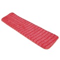 Mop Heads | Impact LWRS18 18 in. x 5 in. Microfiber Wet Mops - Red image number 1