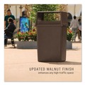 Indoor Waste Receptacles | Rubbermaid Commercial FG256B00BRN 56 gal. Plastic Glutton Container - Brown image number 2