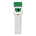 Indoor Waste Receptacles | Rubbermaid Commercial 2185054 Slim Jim Recycling Station Kit 1-Stream Paper 23 gal Plastic Green/Gray image number 0