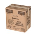Food Containers & Lids | Dart C35UT1 StayLock 5.4 in. x 9 in. x 3.5 in. Hinged Lid Containers - Clear (250/Carton) image number 0