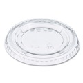 Souffle & Portion Cups | Dart PL4N 3.25 - 9 oz. Portion/Souffle Cup Lids - Clear (2500/Carton) image number 1