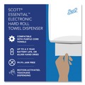 Towel Dispensers | Scott 48858 Essential 12.7 x 9.57 x 15.76 Electronic Hard Roll Towel Dispenser - White (1/Carton) image number 10