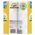 Perforated Roll & Hand Towels | Bounty 80782402 Essentials Select-A-Size 2-Ply Kitchen Roll Paper Towels - White (8/Carton) image number 3
