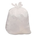 Low-Density Trash Bags | Handi-Bag 1516907 23.75 in. x 28 in. 13-Gallon 0.6 mil. Super Value Pack Can Liners - White (600/Carton) image number 2