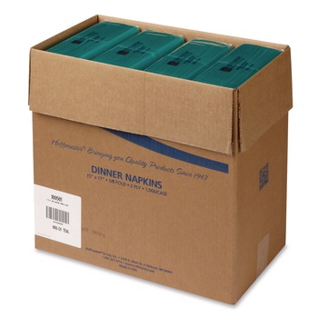 Hoffmaster 180501 Dinner Napkins 2-Ply 15 x 17 Teal (1000/Carton)