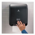 Towel Dispensers | Georgia Pacific Professional 59590 Pacific Blue Ultra 12.9 in. x 9 in.x 16.8 in. Automated Paper Towel Dispenser - Black image number 4