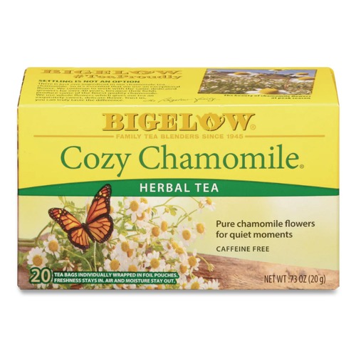 Tea | Bigelow RCB10401 Single Flavor Tea - Cozy Chamomile (28 Bags/Box) image number 0