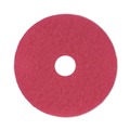 Floor Pads-Cleaning, Buffing & Polishing | Boardwalk BWK4017RED 17 in. Diameter Buffing Floor Pads - Red (5/Carton) image number 1