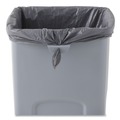 Indoor Waste Receptacles | Rubbermaid Commercial FG356988GRAY Untouchable 23 Gallon Square Plastic Waste Container - Gray image number 2