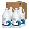 Floor Cleaners | Boardwalk BWK4854 1 Gallon Luxury Floor Cleaner and Protectant - Lemon Scent (4/Carton) image number 0