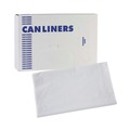 Low-Density Trash Bags | Boardwalk H6639TWK 33 in. x 39 in. 33 gal. 0.9 mil Linear Low Density Industrial Can Liners - White (100/Carton) image number 0