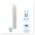 Cups | Boardwalk BWKTRANSCUP5CT 5 oz. Plastic Cold Cups - Translucent (100 /Bag, 25 Bags/Carton) image number 3