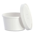 Food Containers & Lids | SOLO KHSB8A-2050 8 oz Flexstyle Double Poly Paper Food Combo Packs - White (250/Carton) image number 1