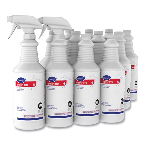 All Purpose Cleaners & Degreasers | Diversey Care 95891789 Spirfire Fresh Scent 32 oz. Spray Bottle Power Cleaner (12/Carton) image number 0