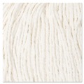 Mop Heads | Boardwalk BWK2016CEA #16 Cut-End Cotton Wet Mop Head - White image number 4