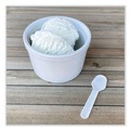 Disposable Spoons | Boardwalk BWKTASTERSPOON Heavyweight Polypropylene Tasting Spoon Cutlery - White (3000/Carton) image number 2