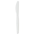 Disposable Knives | Dixie SSK21P SmartStock Series-B 6.3 in. Mediumweight Plastic Cutlery Knives Refill - White (40/Pack, 24 Packs/Carton) image number 4