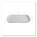 Food Containers & Lids | Eco-Products EP-SCTR1317 Regalia 13 in. x 17 in. x 1.3 in. Renewable Sugarcane Tray - White (100/Carton) image number 2