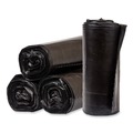 Low-Density Trash Bags | Pitt Plastics PCRL404620K 40 in. x 46 in. 1.7 mil 40 gal. Eco Strong Plus Can Liners - Black (100/Carton) image number 0