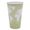 Cups | Eco-Products EP-BHC16-WA 16 oz. World Art Renewable and Compostable Paper Hot Cups - Tan (20 Packs/Carton) image number 7
