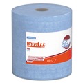 Perforated Roll & Hand Towels | WypAll 12889 X90 2-Ply Jumbo Roll 11.1 in. x 13.4 in. Cloths - Denim Blue (1-Roll) image number 0