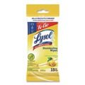 Cleaning Cloths & Wipes | LYSOL Brand 19200-99799 6.69 in. x 7.87 in. 1-Ply Disinfecting Wipes Flatpacks - Lemon and Lime Blossom White (24/Carton) image number 1