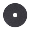 Floor Pads-Stripping | Boardwalk BWK4020HIP 20 in. Diameter High Performance Stripping Floor Pads - Black (5/Carton) image number 0