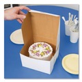 Bakery Boxes & Containers | SCT SCH 0941 8 in. x 8 in. x 4 in. Bakery Boxes - White (250/Carton) image number 3