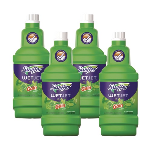 Floor Cleaners | Swiffer 77809 1.25 L Bottle Original Scent WetJet System Cleaning Solution Refill (4/Carton) image number 0