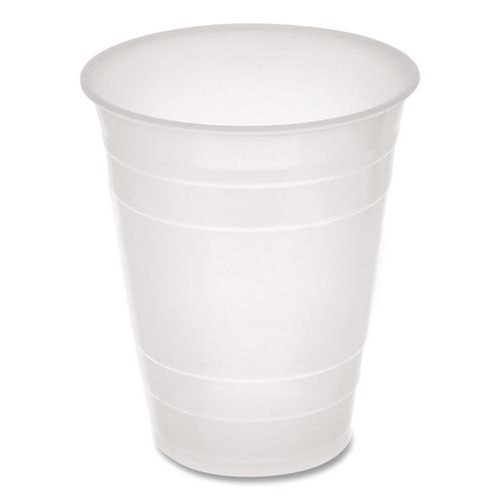 Cups | Pactiv Corp. YE160 16 oz Plastic Drink Cups - Translucent (960/Carton) image number 0