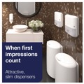 Towel Dispensers | Tork 553120 Xpress 11.9 in. x 4 in. x 11.6 in. Mini Multifold Hand Towel Dispenser H2 - White image number 1