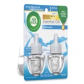 Metered Dispenser Refills | Air Wick 62338-82291 0.67 oz Scented Oil Refill - Fresh Linen (2/Pack) image number 1