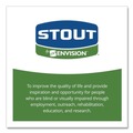 Repro Trash Bags | Stout by Envision G3036B80 30 in. x 36 in. 30-Gallon 0.8 mil. Controlled Life-Cycle Plastic Trash Bags - Brown (60/Box) image number 7