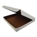 Pizza Boxes | SCT SCH 1465 14 in. x 14 in. x 1.88 in. Paper Lock-Corner Pizza Boxes - White (100/Carton) image number 1