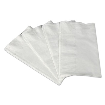 Scott 98200 2-Ply 1/8-Fold Dinner Napkins - White (300/Pack, 10 Packs/Carton)