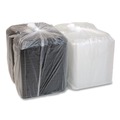 Food Containers & Lids | Pactiv Corp. 0CNC10700DZY MealMaster 10 x 7.1 x 2.1 Rib Container - Black/Clear (90/Carton) image number 2