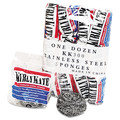 Grill Scrubbers | Kurly Kate 6275630 3.5 x 3.5 Stainless Steel Scrubbers - Medium/Steel Gray (12/Carton) image number 0