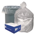 High-Density Trash Bags | Good 'n Tuff 1507622 30 in. x 36 in. 30-Gallon 8 mic. Waste Can Liners - Natural (500/Carton) image number 0